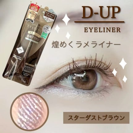 シルキーリキッドアイライナーWP/D-UP/リキッドアイライナーを使ったクチコミ(1枚目)