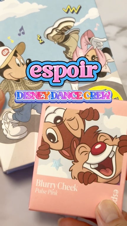 ブラリーチーク(ディズニーエディション)/espoir/チークの人気ショート動画