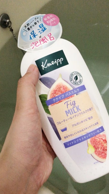 バスミルク イチジクミルクの香り/クナイプ/保湿系入浴剤の人気ショート動画