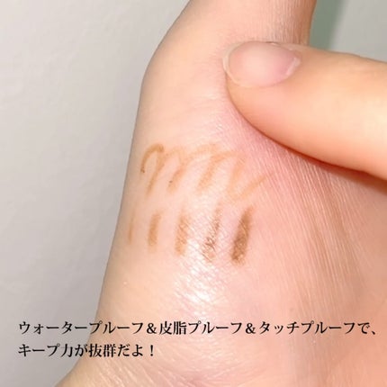 ウォータープルーフ アイブロウ (細芯)/FASIO/アイブロウペンシルの動画クチコミ2つ目