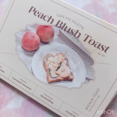 Peach Blush Toast cafe eye palette/NOTONE/アイシャドウパレットを使ったクチコミ（7枚目）