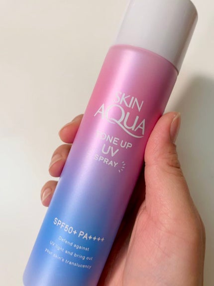 スキンアクア トーンアップUVスプレー/スキンアクア/日焼け止めミスト・スプレーを使ったクチコミ(1枚目)