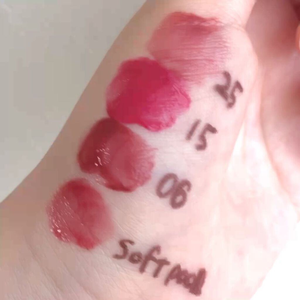 ジューシーラスティングティント/rom&nd/リップティントを使ったクチコミ（2枚目）