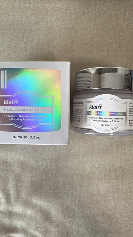 フレッシュリージュースドビタミンEマスク(90g)/Klairs/フェイスクリームの人気ショート動画