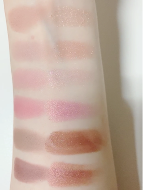 バレンタインボックス3ローズモーメント/VAVI MELLO/アイシャドウパレットを使ったクチコミ(3枚目)