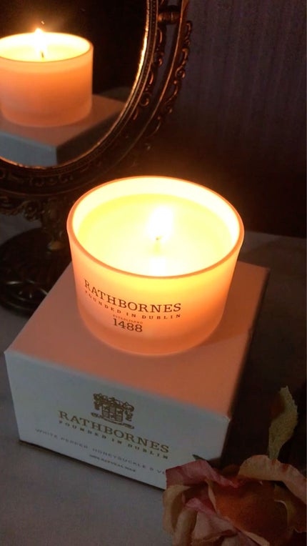 RATHBORNES 1488 トラベルキャンドルのクチコミ「アイルランド発!世界最古のキャンドルメーカーが手掛けるアロマブランド「RATHBORNES 1.....」(2枚目)