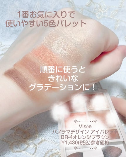 パノラマデザイン アイパレット/Visée/アイシャドウパレットの人気ショート動画