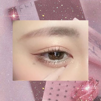 描くふたえアイライナー/CEZANNE/リキッドアイライナーを使ったクチコミ(2枚目)