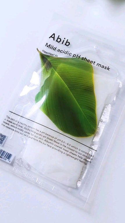 弱酸性pHシートマスク ドクダミフィット/Abib /シートマスク・パックの人気ショート動画
