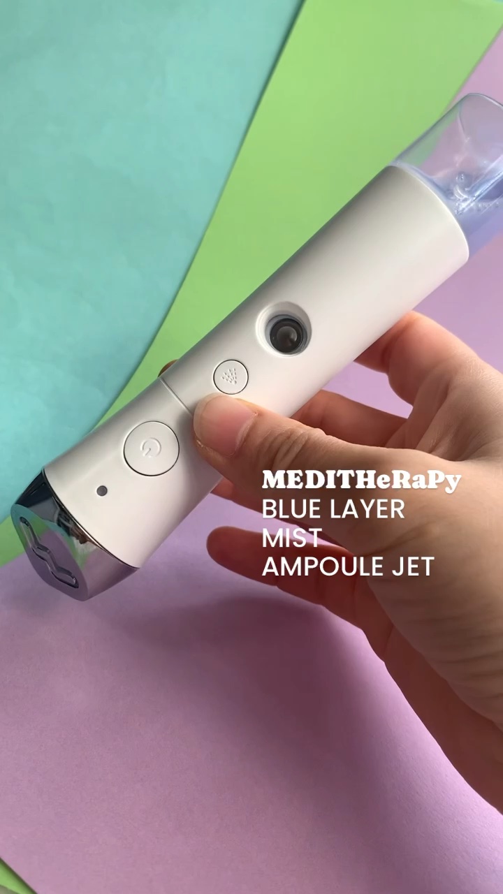 ブルーレイヤーミストアンプルジェット美顔器/MEDITHERAPY/美顔器・マッサージを使ったクチコミ（1枚目）