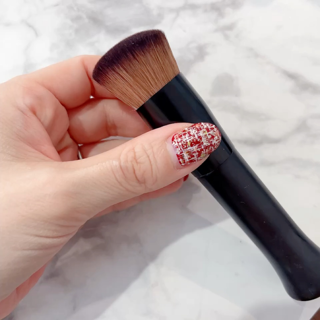 マルチファンデーションブラシ/メイクル/メイクブラシを使ったクチコミ（2枚目）