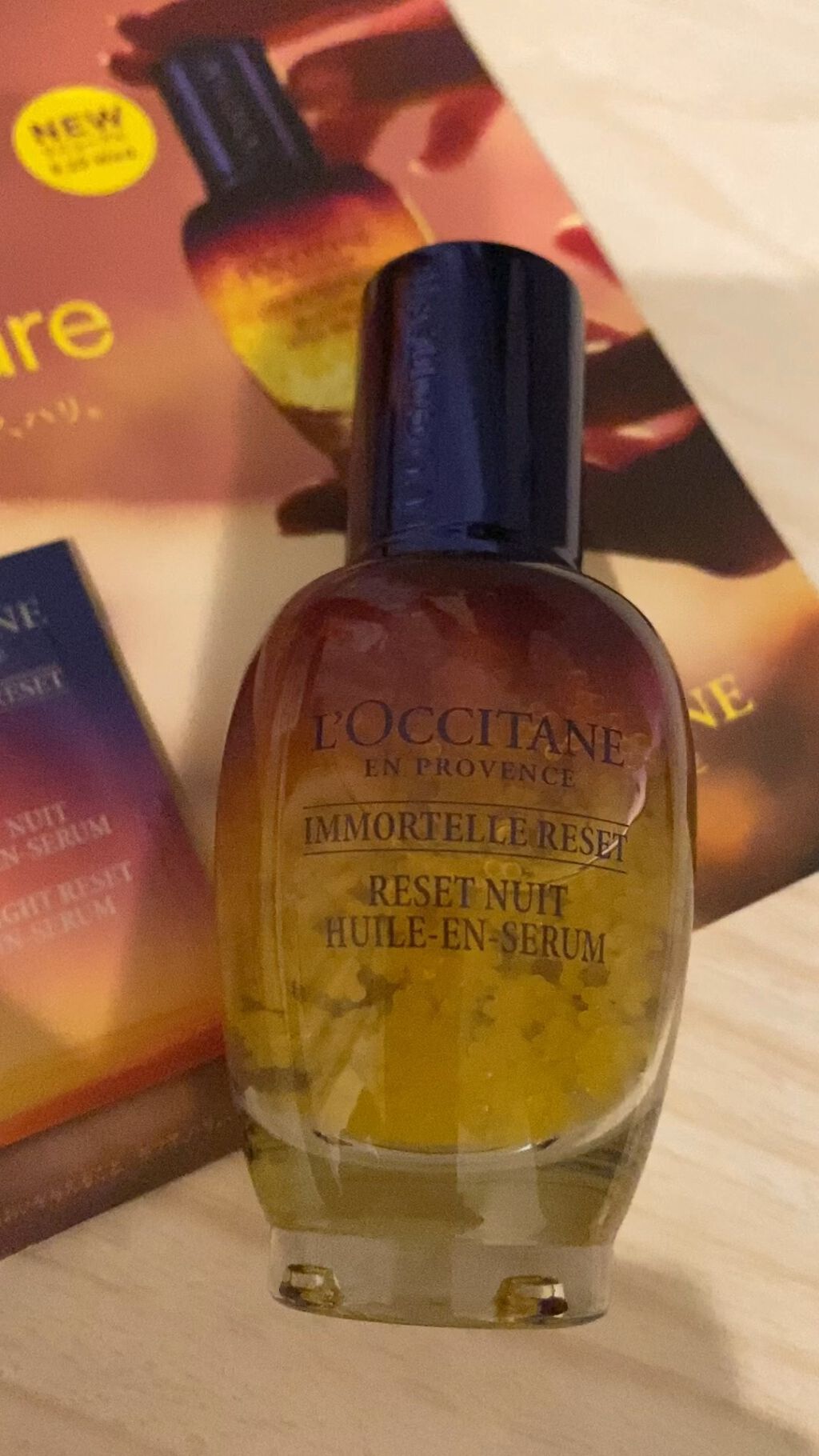 イモーテル オーバーナイトリセットセラム/L'OCCITANE/美容液を使ったクチコミ（1枚目）