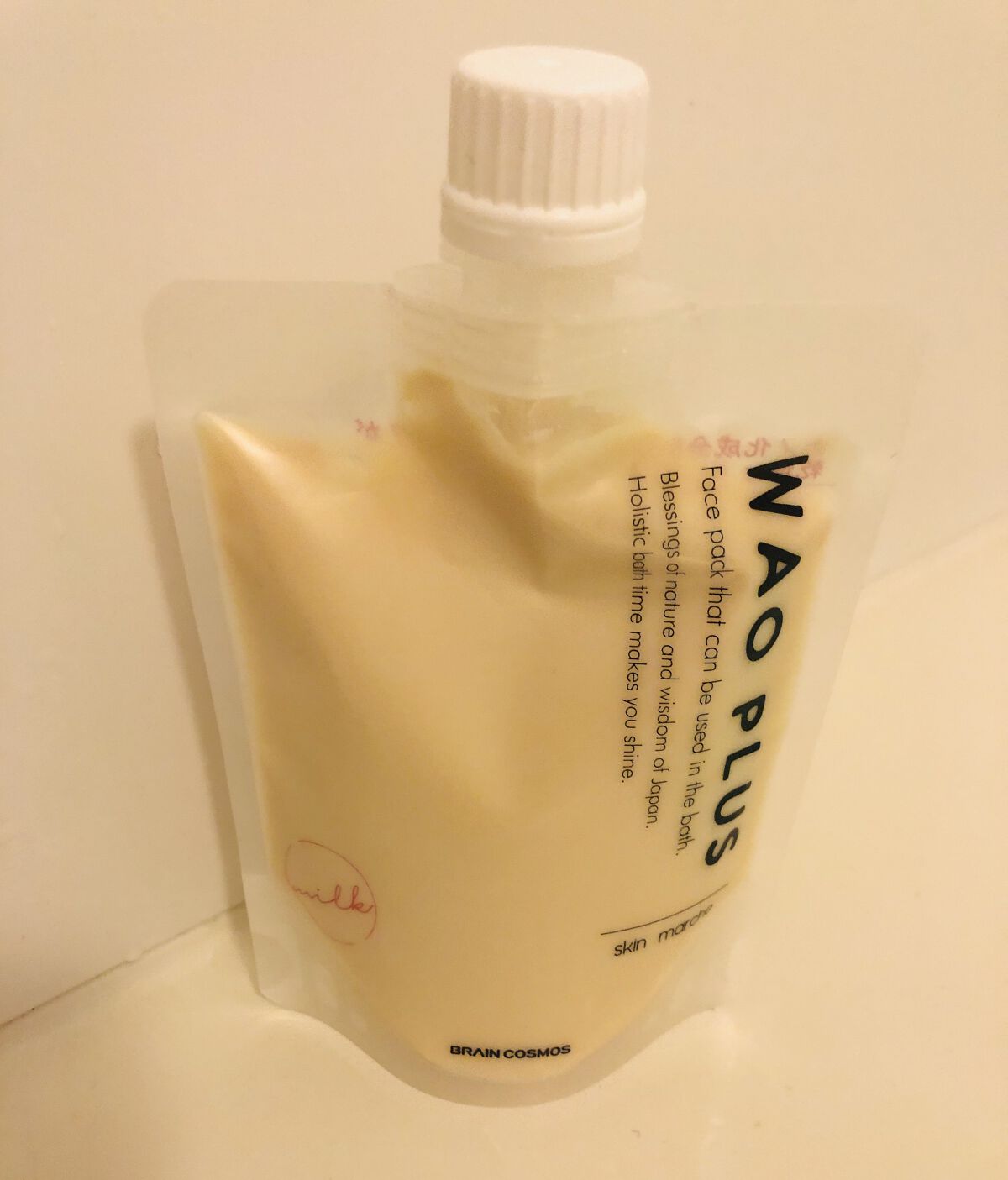 skinmarche WAOPLUS プラントベースミルクブースターマスク/ブレーンコスモス/洗い流すパック・マスクの人気ショート動画