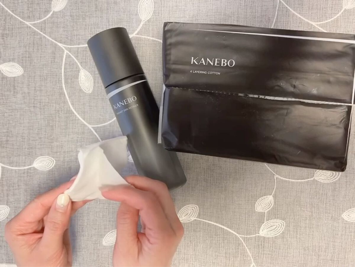 4　レイヤリング　コットン/KANEBO/コットンを使ったクチコミ（2枚目）