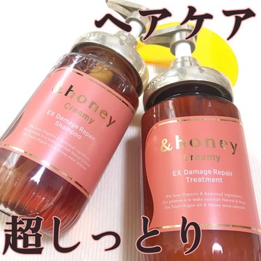 Creamy EXダメージリペアシャンプー1.0/ヘアトリートメント2.0/&honey/シャンプー・コンディショナーを使ったクチコミ（1枚目）