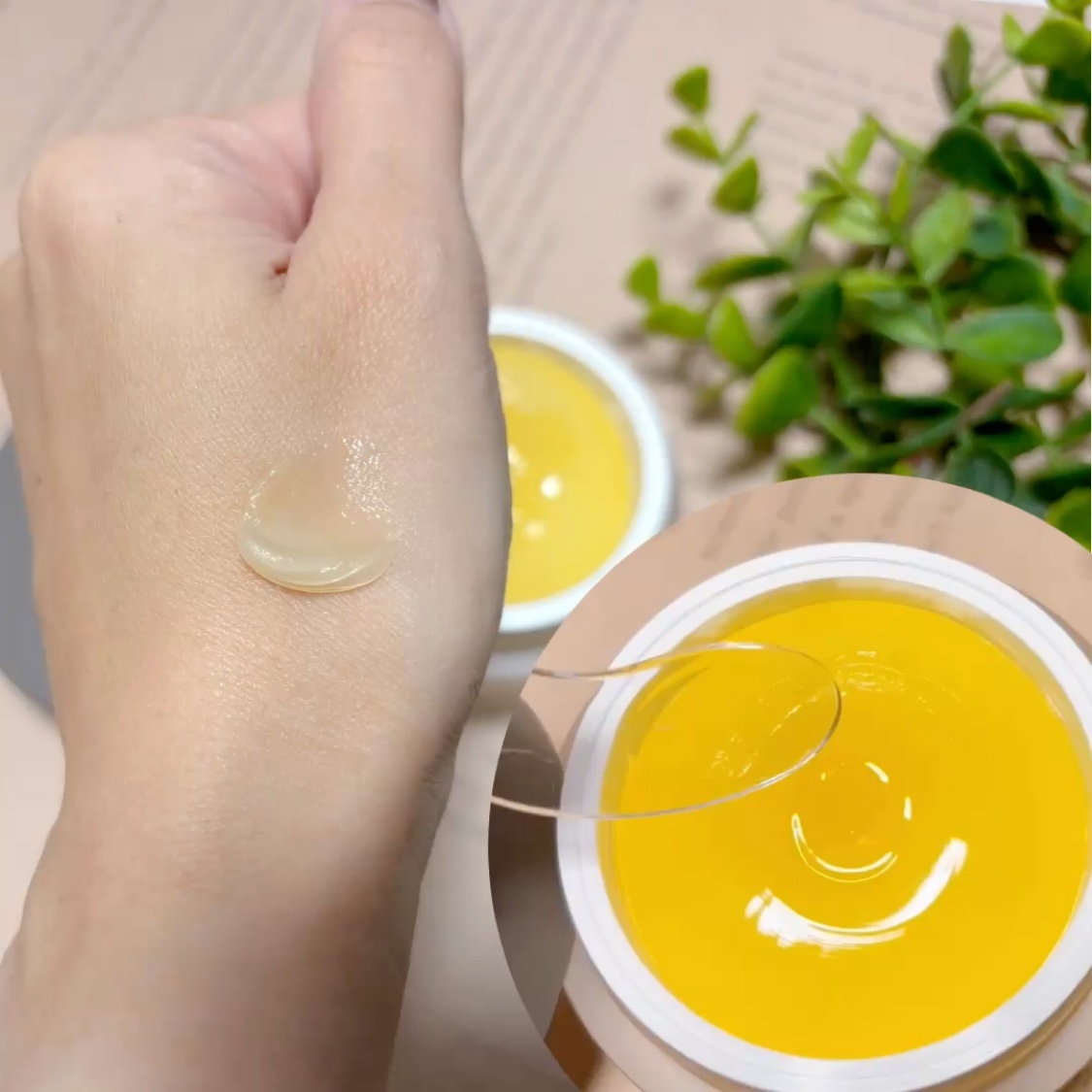 Pressed Serum Gold Apricot/BLITHE/美容液を使ったクチコミ（3枚目）