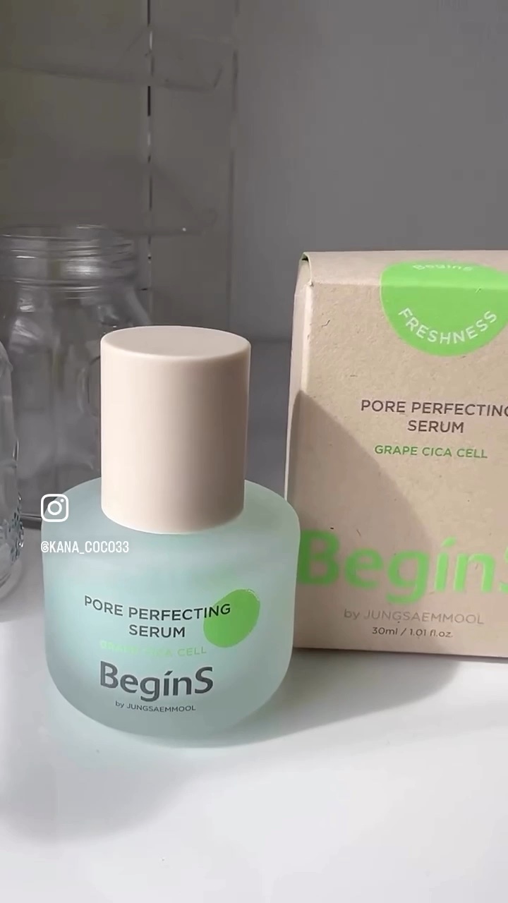 Pore Perfecting Serum/BeginS by JUNGSAEMMOOL/美容液の動画クチコミ1つ目