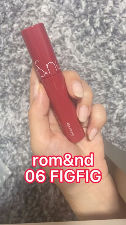 ジューシーラスティングティント/rom&nd/リップティントの人気ショート動画