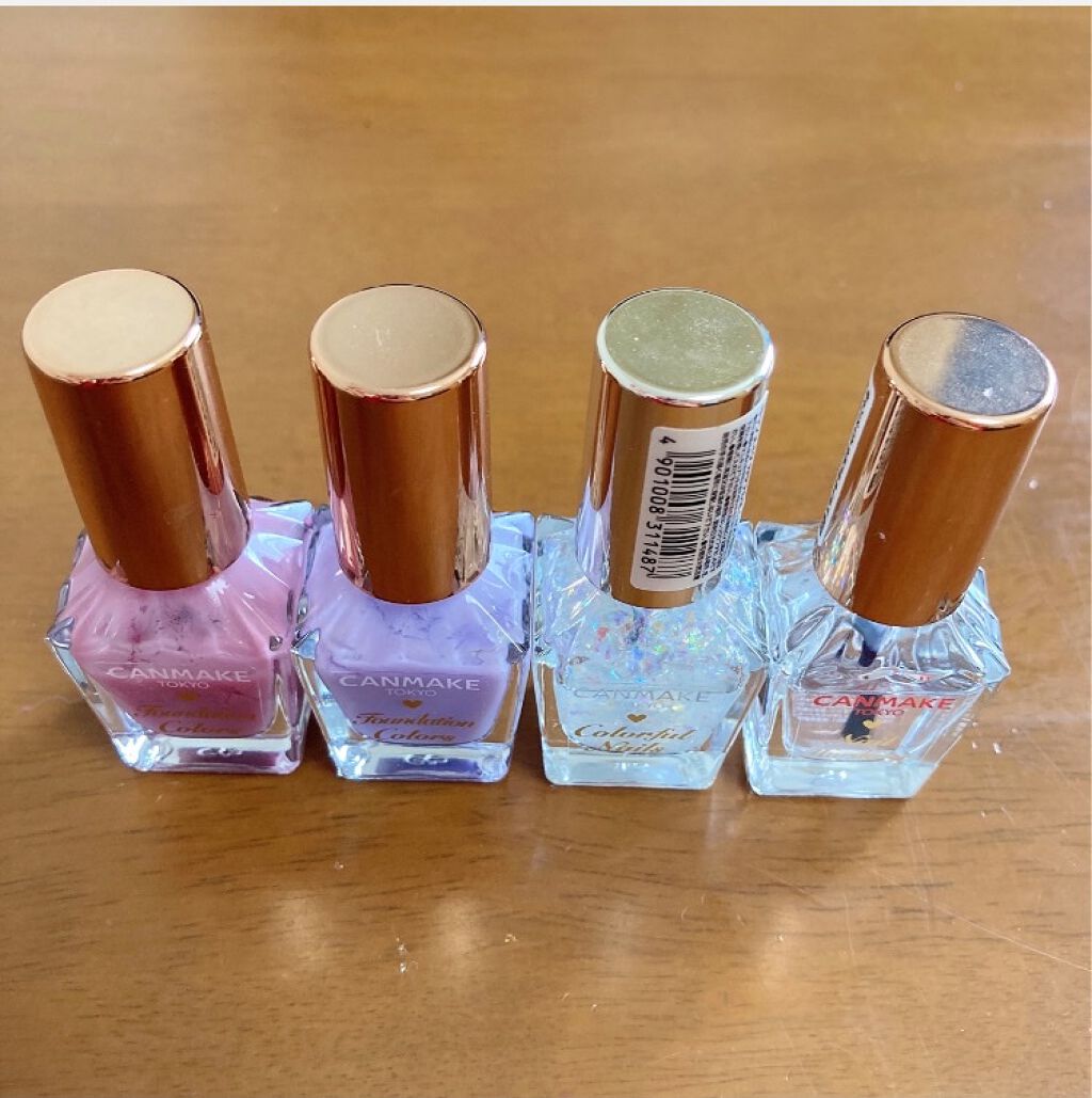 カラフルネイルズ/キャンメイク/マニキュアを使ったクチコミ（1枚目）