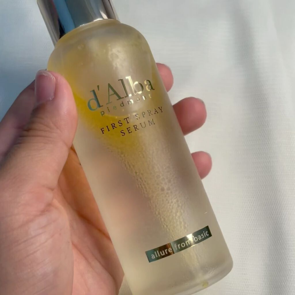 ダルバ ホワイトトリュフファーストスプレーセラム/ダルバ/ミスト状化粧水を使ったクチコミ（3枚目）