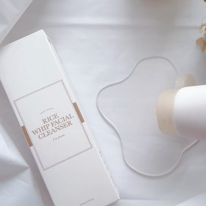 ライスホイップフェイシャルクレンザー/I'm from/洗顔フォームの動画クチコミ4つ目