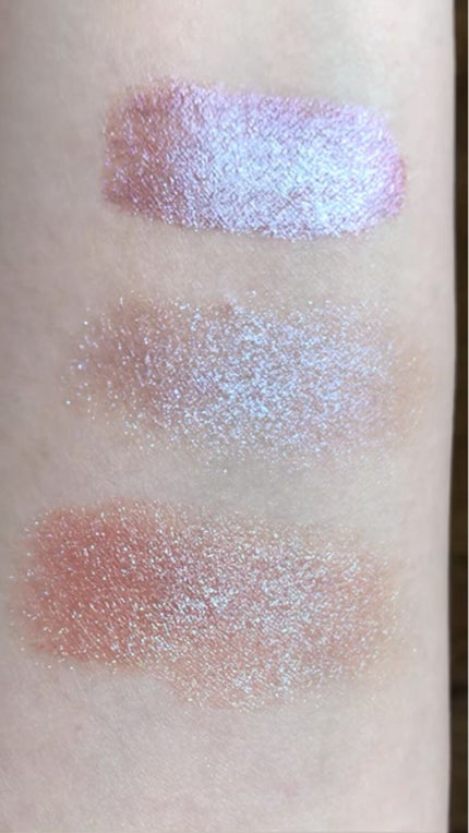 クリスタルホイップス ロングウェアリング シマ—リング アイシャドウ/Too Faced/リキッドアイシャドウを使ったクチコミ(3枚目)