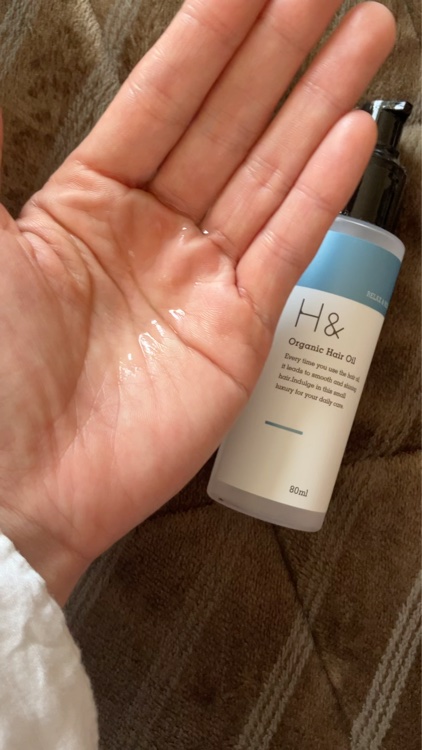 オーガニックヘアオイル/h&s/ヘアオイルを使ったクチコミ（1枚目）