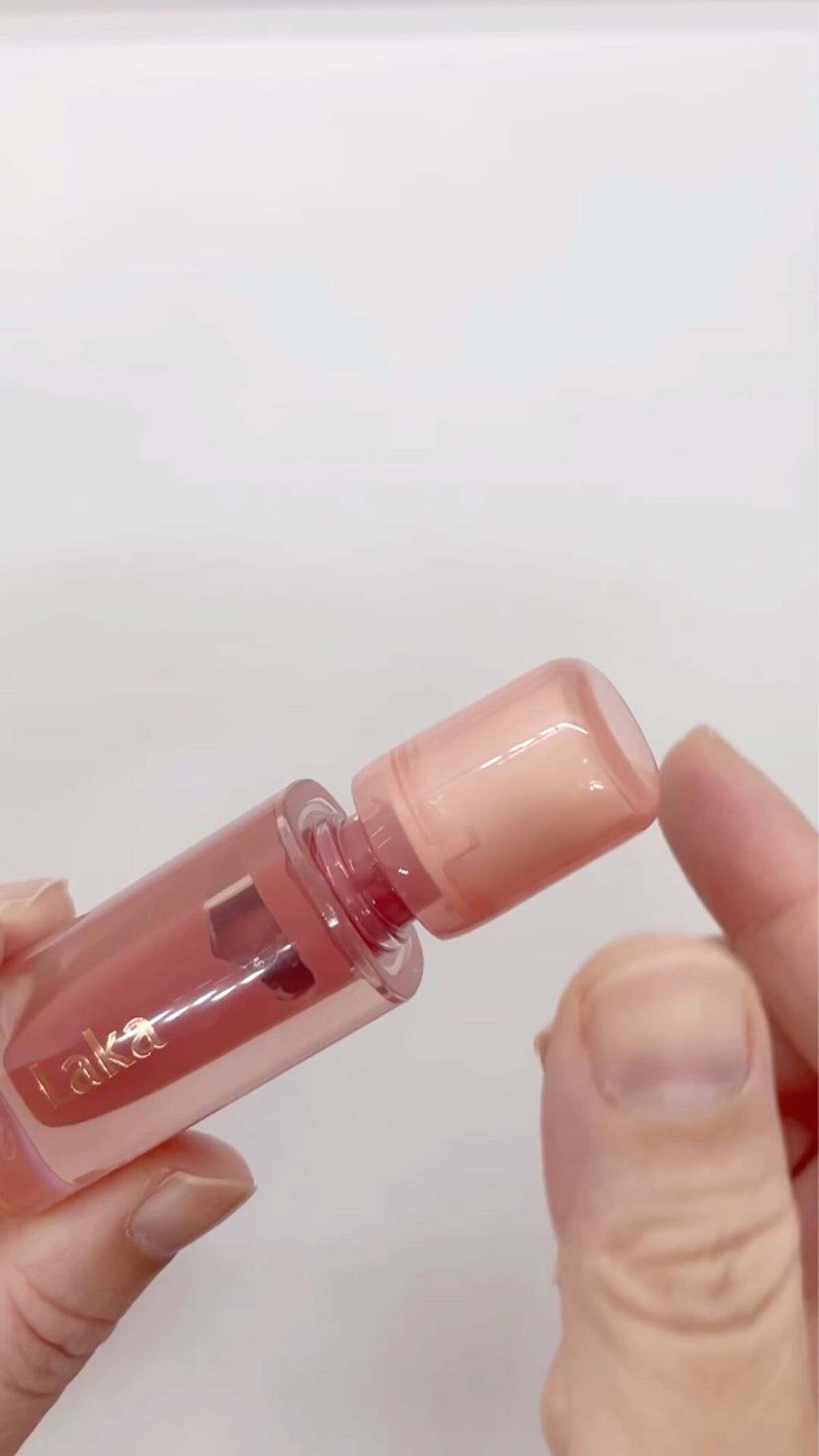 ジェリーイングヌードグロス/Laka/リップグロスを使ったクチコミ（2枚目）