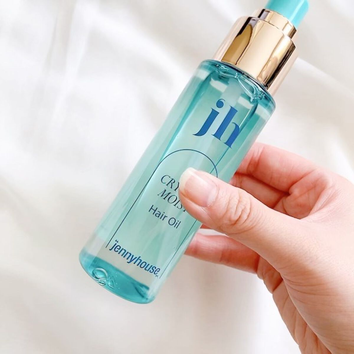 クリスタル モイスト ヘアオイル＜しっとり＞/jenny house/ヘアオイルを使ったクチコミ（2枚目）