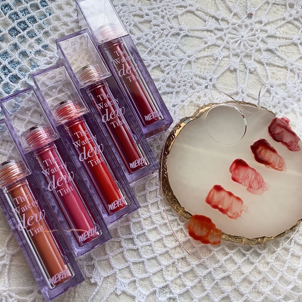 ザ ウォータリーデューティント/MERZY/リップティントを使ったクチコミ（1枚目）