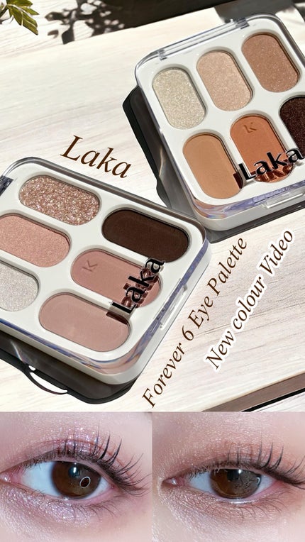 フォーエバー6アイパレット/Laka/アイシャドウパレットの人気ショート動画