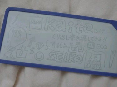 seiko_official on LIPS 「インクなしでくり返し使えるメモ「Kaite」◤◢◤◢◤◢◤◢◤..」（5枚目）