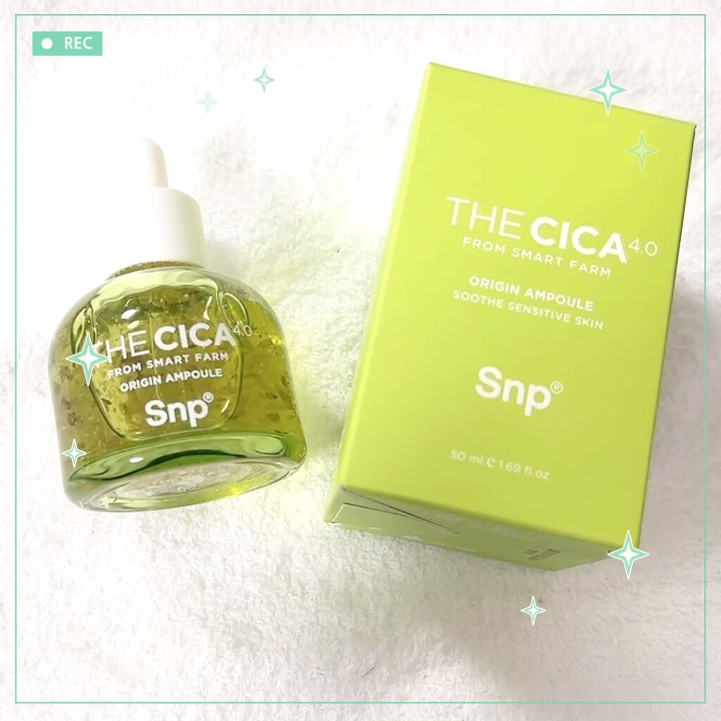 THE CICA 4.0 オリジンアンプル/SNP/美容液の動画クチコミ4つ目