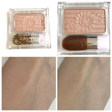 ハイライター/キャンメイク/パウダーハイライトを使ったクチコミ（2枚目）