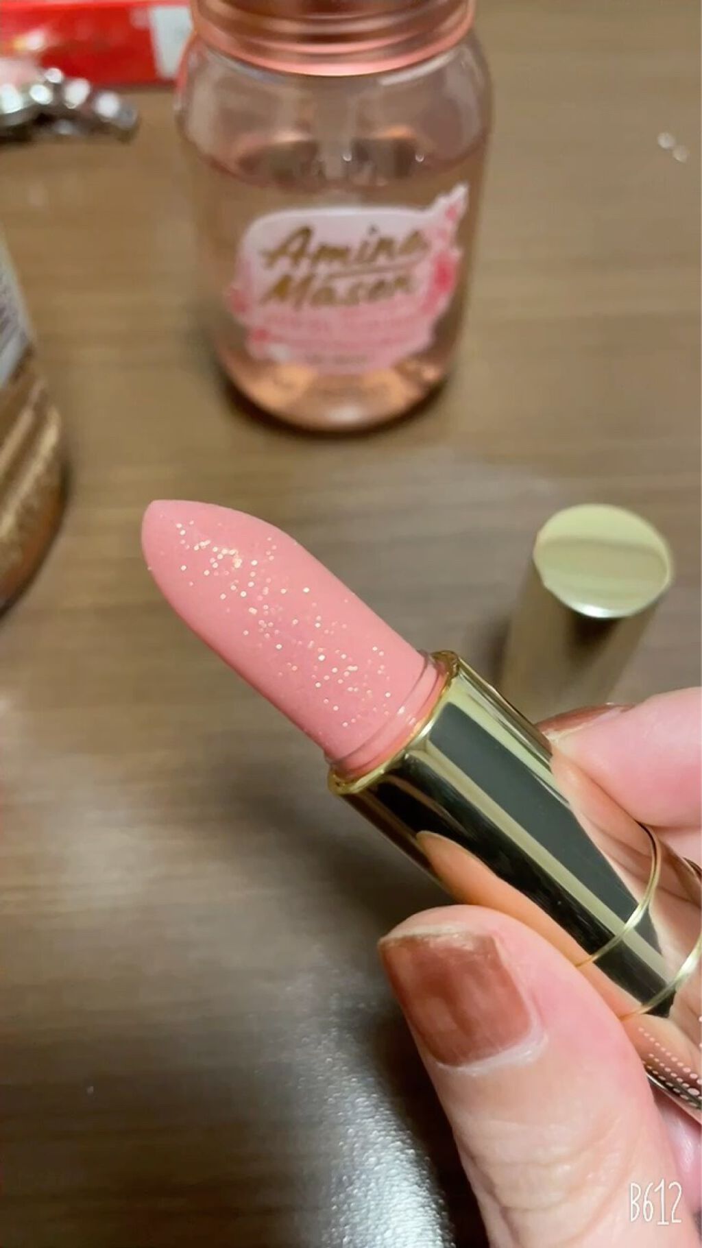 リシェ ダイヤモンド ティント セラム/Visée/リップケアを使ったクチコミ（2枚目）