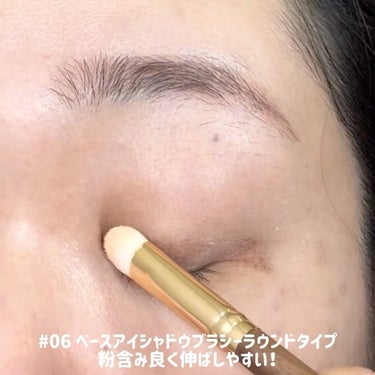 BY MAENG #05 Flat Eye Shadow Brush/SOOA DOR/メイクブラシの動画クチコミ2つ目