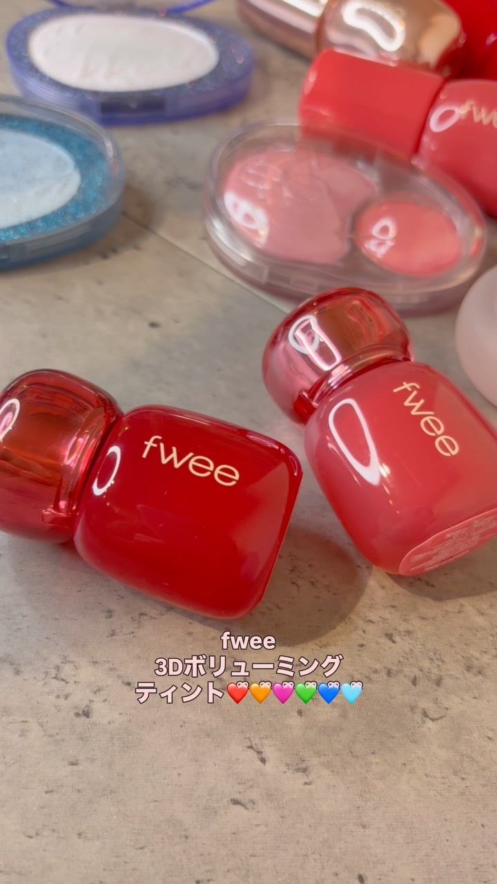 フィー ピンクオブセッションステイフィットティント/fwee/リップティントを使ったクチコミ（1枚目）