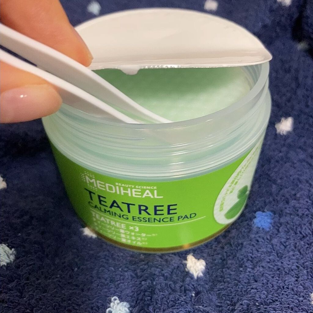 ティーツリーカーミングエッセンスパッド/MEDIHEAL/トナーパッドを使ったクチコミ（1枚目）