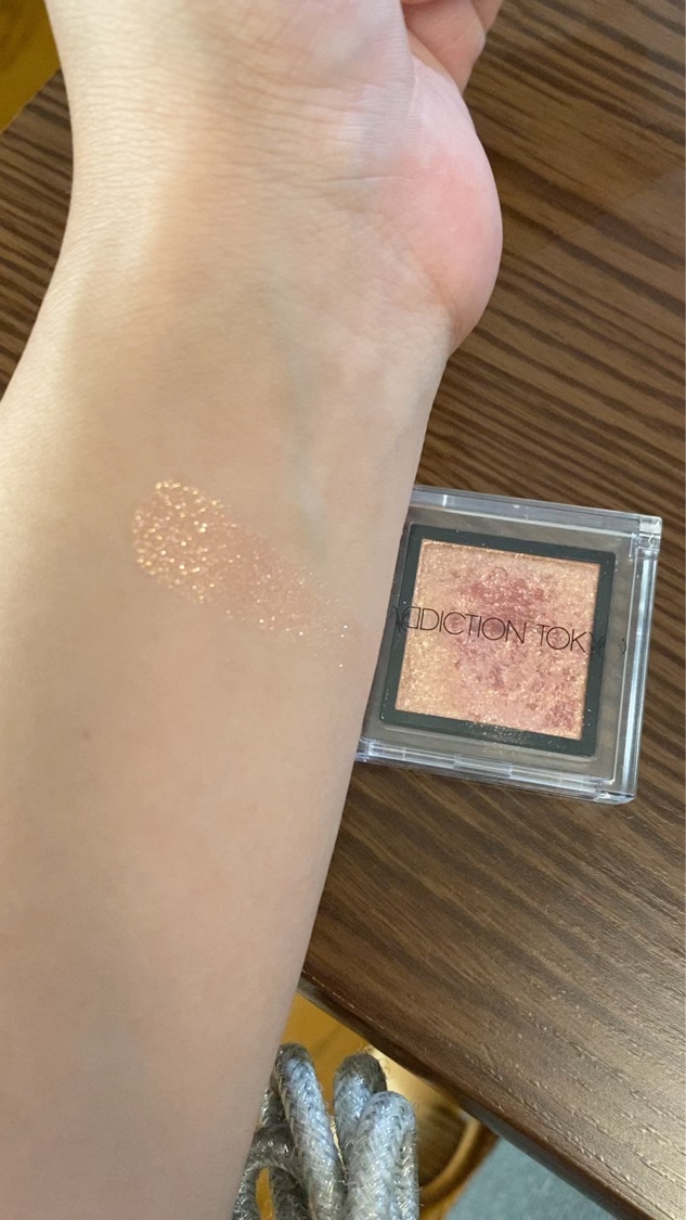 アディクション ザ アイシャドウ スパークル 015SP Gleamy Pond/ADDICTION/単色アイシャドウを使ったクチコミ（2枚目）