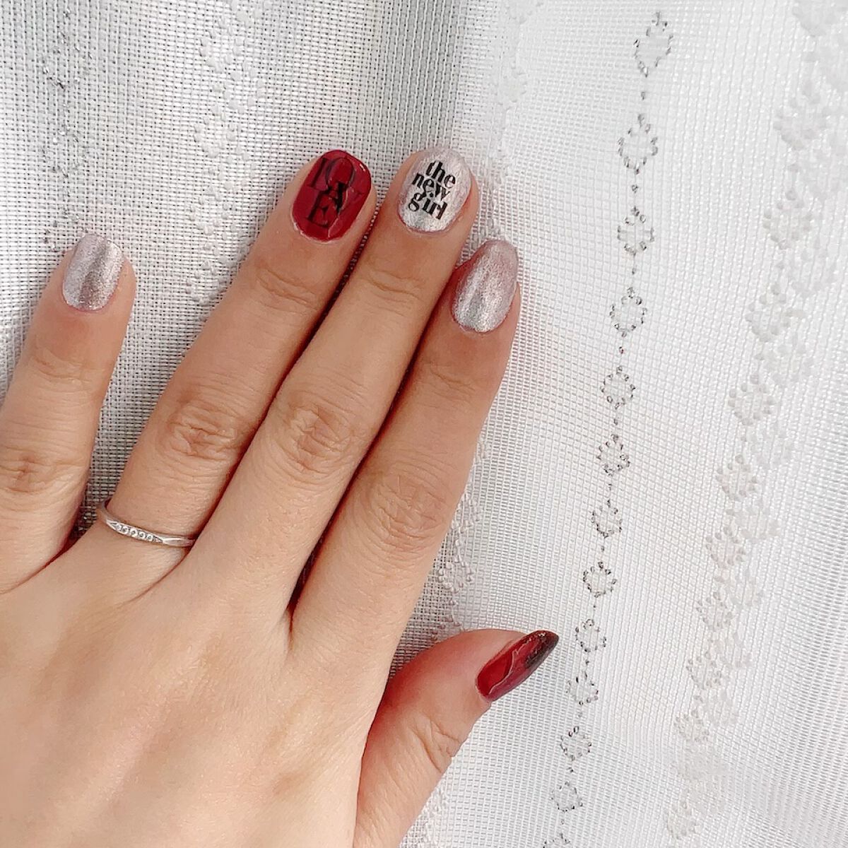 ネイルシール/SHEIN/ネイルシールを使ったクチコミ（1枚目）