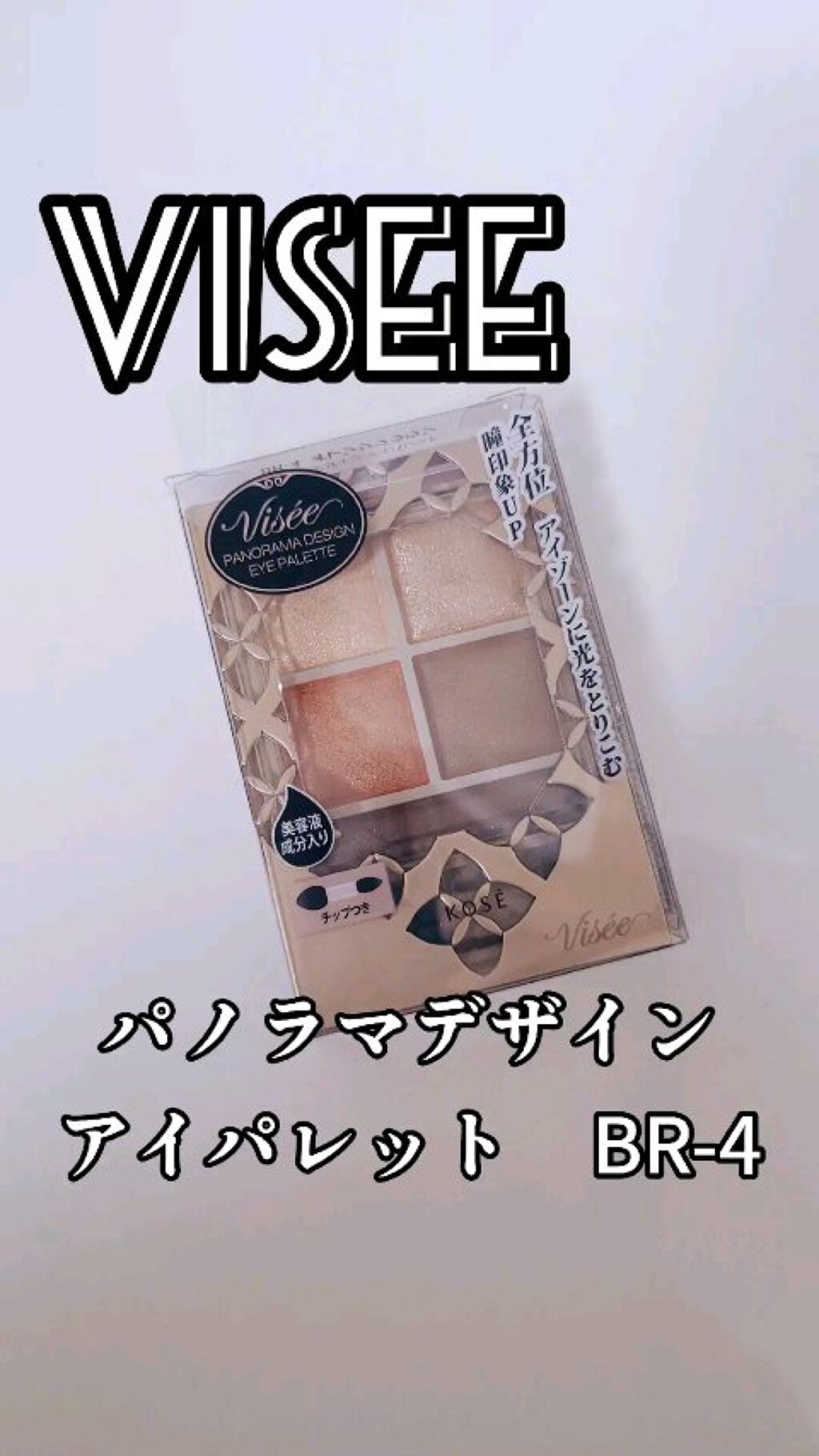 パノラマデザイン アイパレット/Visée/アイシャドウパレットの動画クチコミ5つ目