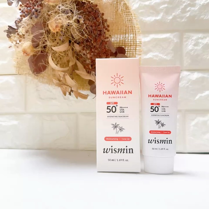 コットンフルーツウォーター ハワイアンUVプロテクトクリーム/wismin/日焼け止めクリームを使ったクチコミ（3枚目）