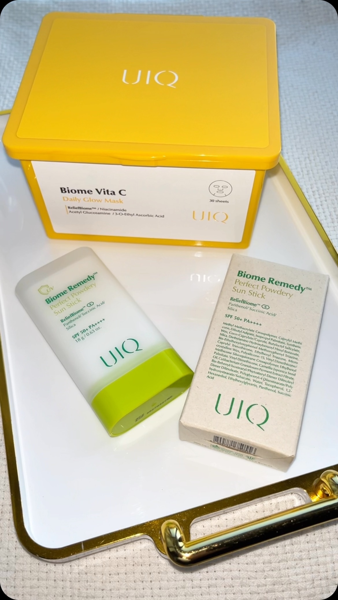 バイオームビタCグローデイリーシートマスク/UIQ/シートマスク・パックを使ったクチコミ（1枚目）