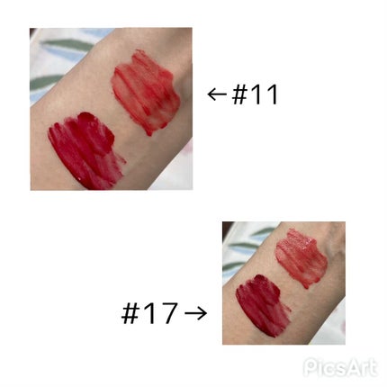 ジューシーラスティングティント/rom&nd/リップティントを使ったクチコミ(3枚目)