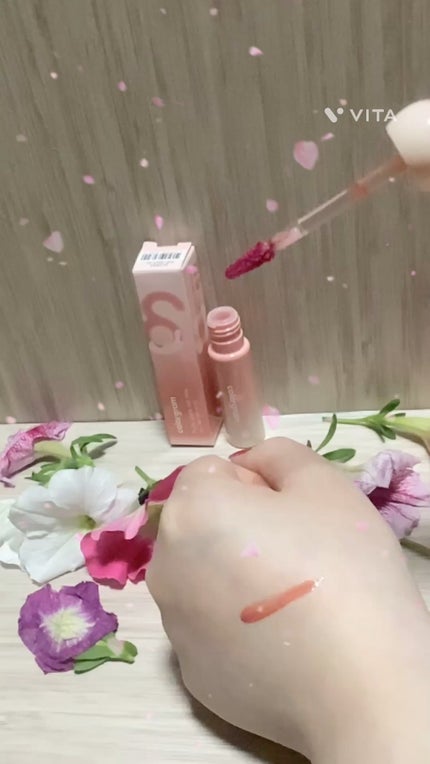 カラーグラム タンフルグラスティントミルク/Colorgram/リップティントの人気ショート動画