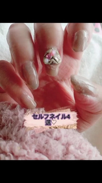 ジェルネイル(ライト対応)/セリア/ジェルネイルの人気ショート動画