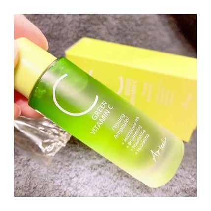 ã¢ãªãŠã« ã°ãªãŒã³ãã¿ãã³C ããŒãã³ã°ã»ã©ã (ã¢ã³ãã«)/Ariul/çŸå®¹æ¶²ã䜿ã£ãã¯ãã³ãïŒ3æç®ïŒ