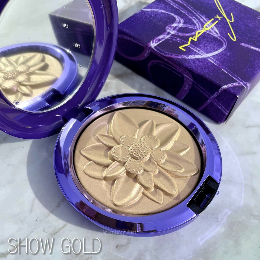 エクストラ ディメンション スキンフィニッシュ ショー ゴールド(限定)/M・A・C/プレストパウダーを使ったクチコミ（1枚目）