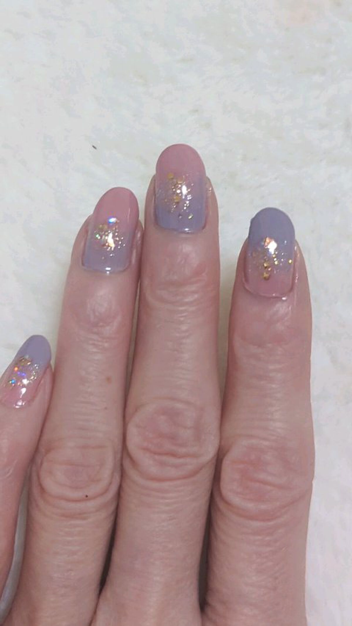グリッタリーネイル/パラドゥ/マニキュアを使ったクチコミ（1枚目）