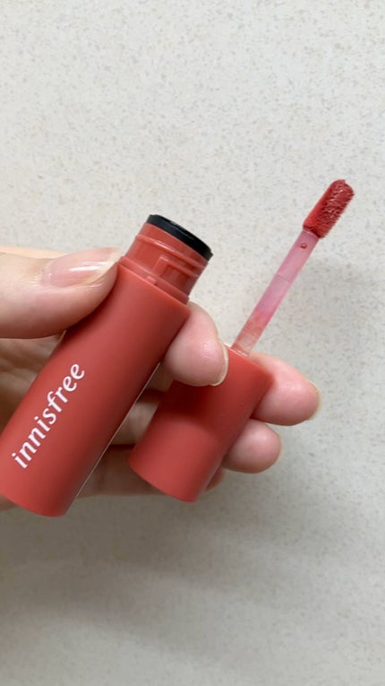 ビビッドコットン インクティント/innisfree/口紅を使ったクチコミ(1枚目)